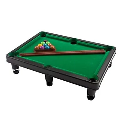 Mini Pool Table Set Portable Small Tabletop Billiards Game With 2 Sticks 16  • $23.55