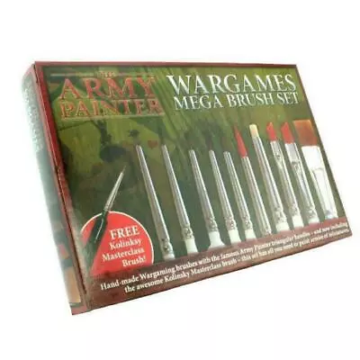 The Army Painter Wargames Mega Brush Set New • $61.79