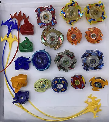 24pc Beyblade Lot DranzerG/DragoonG/Dranzerv/WingA/DrogoonGT/Salamander Takara • $32.45