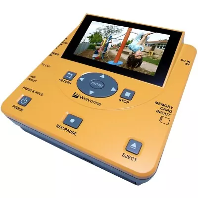 Wolverine TransMedia All-in-One Home Movies Digitizer / Player W/ 4.3  Color LCD • $245