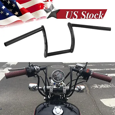 Motorcycle 7/8''black Handlebars Z Bar Drag Bars For Yamaha Suzuki Honda XL883 • $41.55