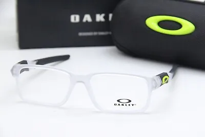 New Oakley Oy 8013-0249 Full Count Satin Clear Authentic Eyeglasses W/case 49-14 • $105.91