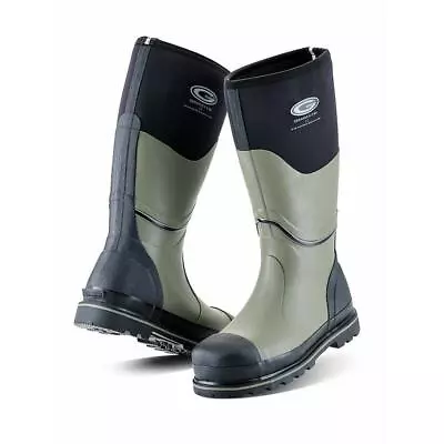 Grubs CERAMIC 5.0 S5? Neoprene Waterproof Thermal Wellington Safety Boot • £84.65