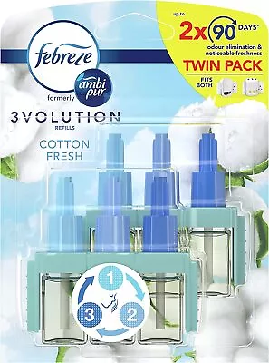 £7.27 • Buy Febreze Ambi Pur 3Volution Air Freshener Plug-In Diffuser Refill, Odour...
