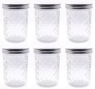 CleanCook 6 Pack 500ml Mason Jars With Airtight Screw Lids • £16.99