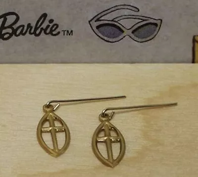 Reproduction ARABIAN KNIGHTS EARRINGS Made For Vintage Barbie Doll Jewelry • $10.99