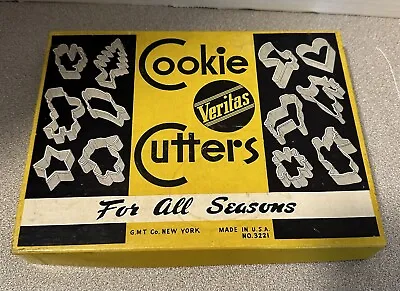 Vintage Cookie Cutters For All Seasons Set Of 12 By Veritas USA Made • $9.99