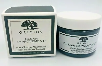 Origins Clear Improvement Pore Clearing Moisturizer With Bamboo Charcoal 1.7 Oz • $28.89