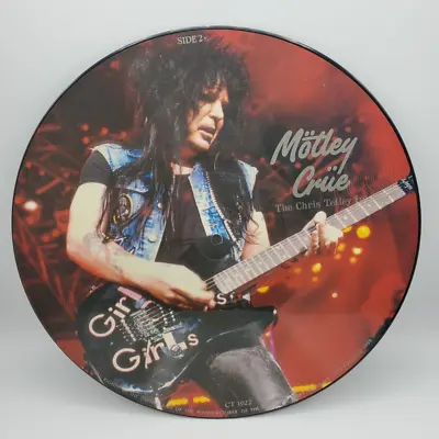 Motley Crue Interview Vinyl Picture Disc LP Record Rock Sagas 1988 VINTAGE! • $39.99