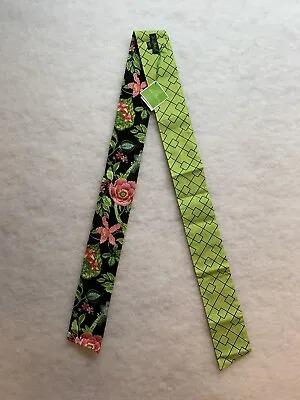 Vera Bradley Sash Botanica Black Floral Reversible Belt NWT • $9.99