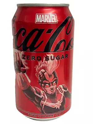 NEW LIMITED EDITION CAPTAIN MARVEL COCA COLA ZERO SUGAR 12 FLOZ (355mL) CAN BUY • $17.17