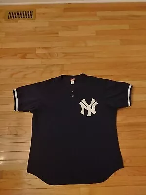 Scranton Wilkes-Barre Yankees MiLB Vintage Wilson Game Worn BP Jersey Size 48 • $99.99