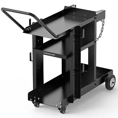 HJC-01 Three-Layer Storage Welding Cart For TIG MIG Welder And Plasma Cutter • $115.99