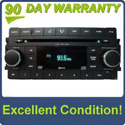 Chrysler Jeep Dodge OEM Radio Stereo AUX MP3 DVD 6 Disc Changer CD Player REQ • $145