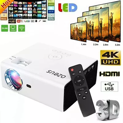 Mini LED Projector Full HD 1080P Portable Video Movie Home Theater Cinema HDMI • $119.98