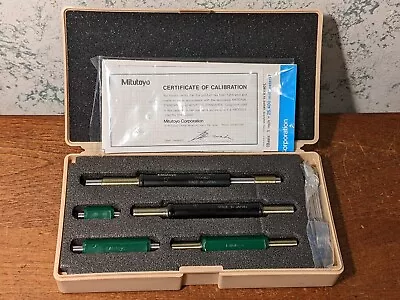 MITUTOYO 1-5 Inch MICROMETER STANDARD SET • $119.99