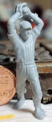 Vintage Plastic BASEBALL PITCHER PLAYER Toy Figurine • $6.50