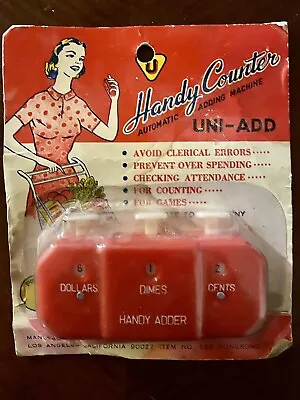 New Vintage 1960'S Handy Adder Counter Original Package Unopened Hong Kong • $7.99