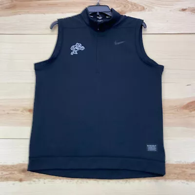 Concordia St Paul Sweater Mens Medium Black Vest Pullover Nike Golf Minnesota • $29.99
