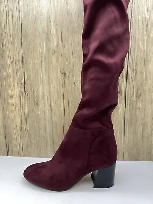 Vince Camuto Kantha Over-the-Knee Boot Burgandy Color Size 8.5M New • $24.95