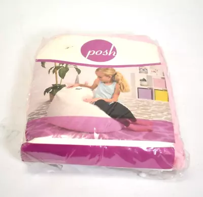 Posh Creations Bean Bag Chair Cover Soft Plush Memory Foam Lounger 2.5ft Bunny • £38.56