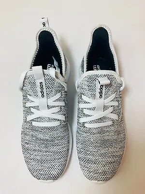 Adidas Women's Cloudfoam Pure DB0695 Gray White Running Shoes Sneakers • $29.60