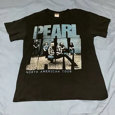 2013 PEARL JAM Black T SHIRT Medium NORTH AMERICAN CONCERT LIGHTNING BOLT - NEW • $59.95