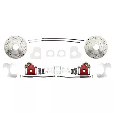 Speedway Rear Drill/Slotted Disc Brake Kit 77-88 GM G-Body Red • $564.99