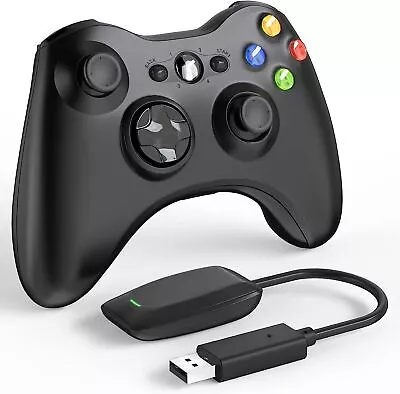 NEW Microsoft Xbox Wireless Controller W/Receiver For Xbox 360 Windows 10/11 PC • $12.89