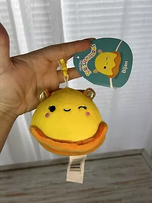 Squishmallow Plush Bijan Clip On Keychain 3.5  NWT • $9.99