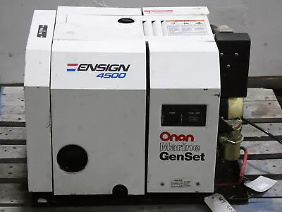 4 5 KW Cummins Onan Ensign 4500 4 5MCEA Marine Gas Generator 196Hrs 120V • $1