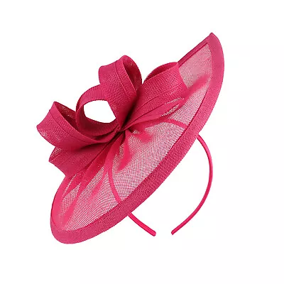 Womens Headband Aliceband Hat Fascinator Weddings Ladies Day Race Royal Ascot** • £8.75