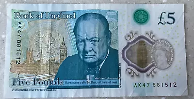 Ak 47 £5 Pound Polymer  Banknotes Circulated • £9.99