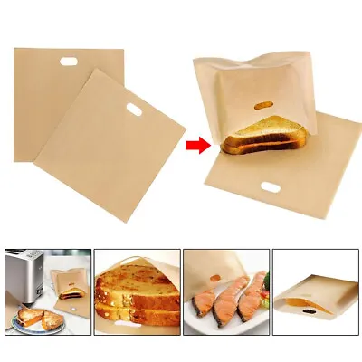 EXTRA LARGE Toast Bags Reusable Toastabags Sandwich Toast Bags Toaster • £7.89