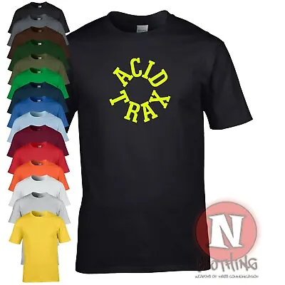 £10.99 • Buy Acid Trax T-Shirt Phuture Acid House Chicago DJ Pierre Club Rave Festival