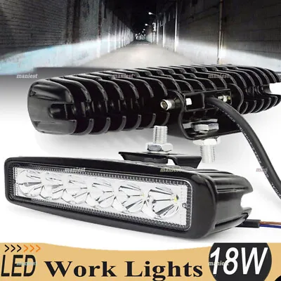 12v LED Work Light Bar Spot Flood Lights Driving Lamp Offroad Car Truck SUV ATV • £7.83