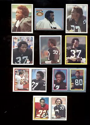 1981-87 Topps LESTER HAYES Oakland Raiders Sticker Lot All Pro Foil • $14