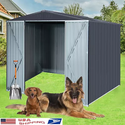 8'x8' Large Dog House Indoor& Outdoor Dog Kennel With  Roof Dog Cage • $369.80