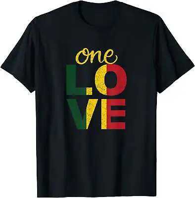 One Love Jamaican Rasta Reggae T-Shirt • $10.99