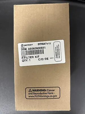 DDE A9360900651  - Detroit Diesel Fuel Filter Kit  - New In Sealed Box - OEM • $80