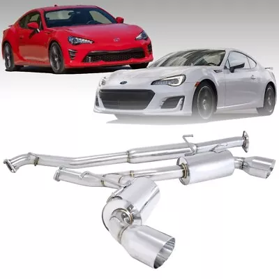 Megan NA Type Catback Exhaust 2.5  Pipe W/Resonator For Gen1 FR-S/BRZ ZC6/86 ZN6 • $664.72