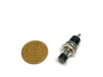 Black Switch 7mm Mini Momentary On/Off Normally Open Micro Push Button SPST B10 • $8.49