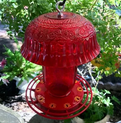  Mason Jar Hummingbird Feeder Bird Feeder Bird Lover Gift Gift For Mom • $29.99