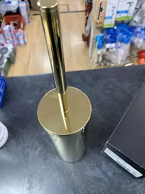 £71 • Buy Toilet Brush Holder Natural Brass/ Short Handle