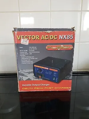 Fusion Vector AC/DC NX85 Delta Peak Fast Charger R/c Tamiya Kyosho Hpi Ect • £20