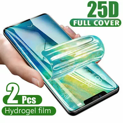 Samsung Galaxy S20 S10 PLUS S9 S8 PET SCREEN PROTECTOR CURVED FIT Case Friendly • £3.04