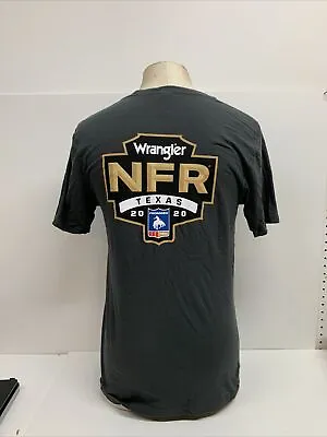 Ram Dodge Wrangler NFR Gray ProRodeo PRCA  Western Texas 2020 T Shirt  Sz M Soft • $11.99
