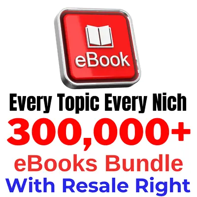 300000+ Digital Books Bundle PLR Collection Make Money Online - FAST DELIVERY • $45