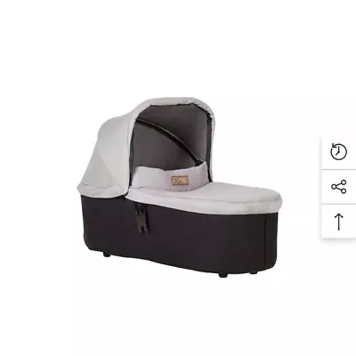 Mountain Buggy Duet Carrycot Plus In Silver NEW Opened Box • $175