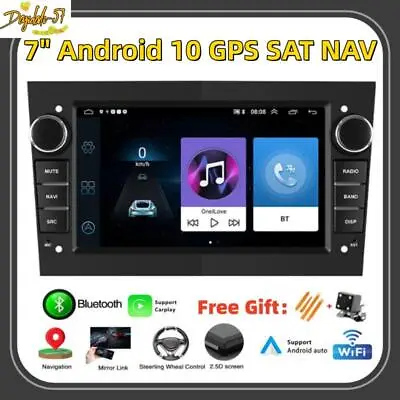 For Vauxhall Corsa C/D Antara Astra H 7  Android 10 GPS SAT NAV Car Radio Stereo • $164.79